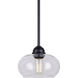 Cameron 1 Light 8 inch Black Pendant Ceiling Light