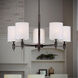 Signature 5 Light 25 inch Antique Bronze Chandelier Ceiling Light