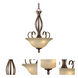 Mac 3 Light 16 inch Black Cherry Bowl Pendant Ceiling Light
