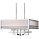 Ione 4 Light 20.5 inch Chrome Square Pendant Ceiling Light