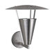 Signature Outdoor Wall Light in Brushed Nickel