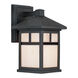 Signature 1 Light 11 inch Black Outdoor Wall Light