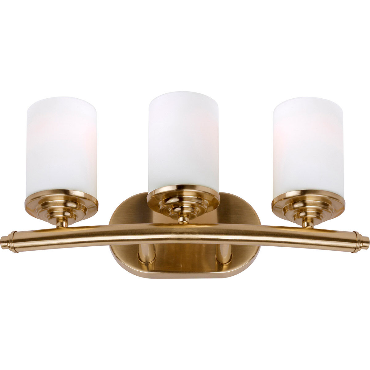 Ames 3 Light 18 inch Soft Gold Vanity Light Wall Light