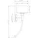 Zane 1 Light 7 inch Black Wall Sconce Wall Light