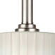 Signature 1 Light 5.5 inch Brushed Nickel Mini Pendant Ceiling Light