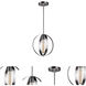 Signature 1 Light 10 inch Brushed Nickel Mini Pendant Ceiling Light