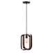 Signature 1 Light 8 inch Antique Bronze Mini Pendant Ceiling Light