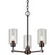 Jayden 3 Light 18 inch Antique Bronze Chandelier Ceiling Light