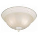 Signature 2 Light 11.25 inch White Flush Mount Ceiling Light