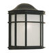 Signature 1 Light 10 inch Black Outdoor Wall Light