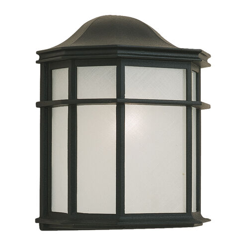 Signature 1 Light 10 inch Black Outdoor Wall Light