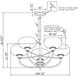 Cameron 5 Light 28 inch Black Chandelier Ceiling Light