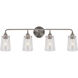 Ronna 4 Light 35 inch Brushed Nickel Bath & Vanity Wall Light