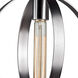 Signature 1 Light 10 inch Brushed Nickel Mini Pendant Ceiling Light