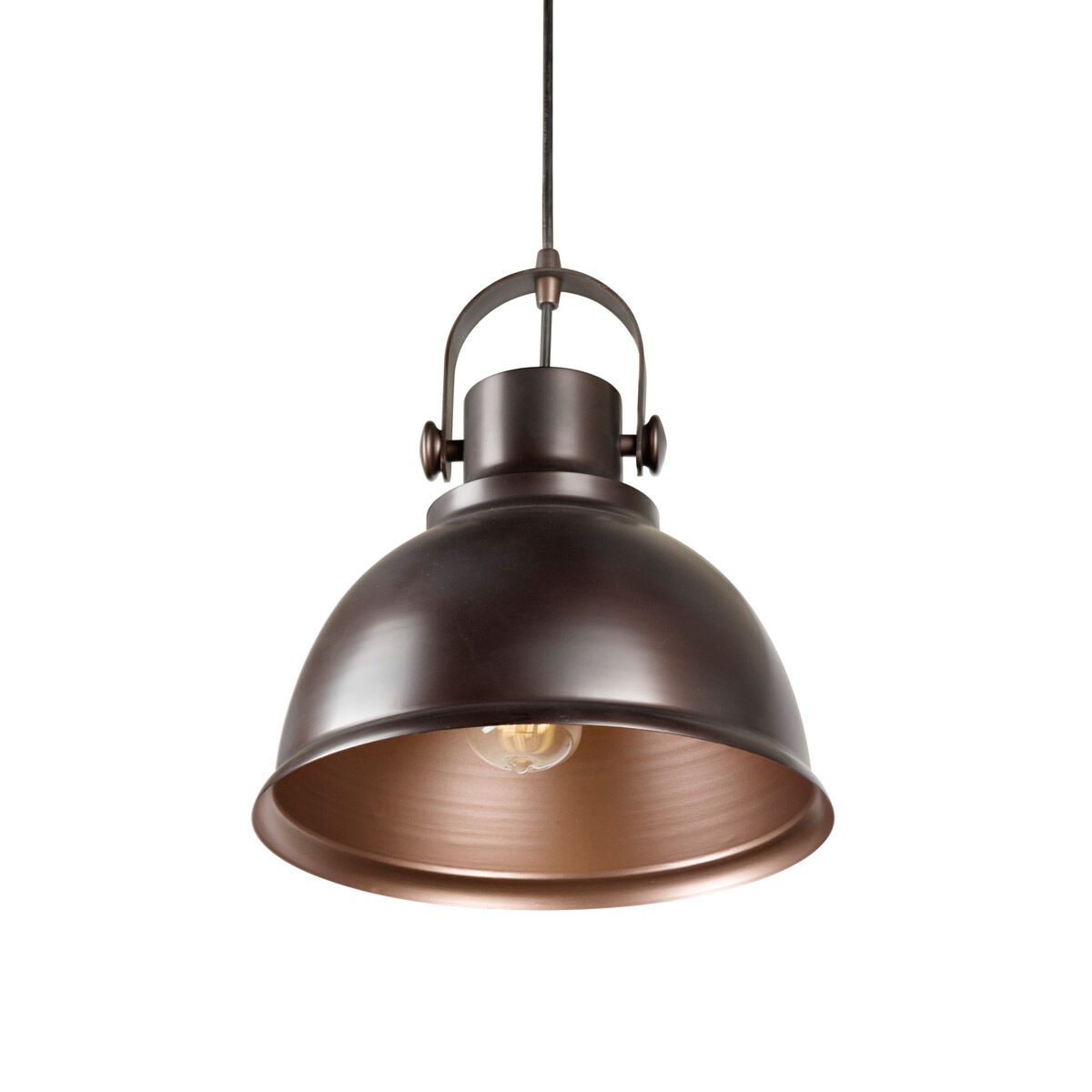Signature 1 Light 12 inch Antique Bronze Pendant Ceiling Light