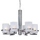Signature 6 Light 27.5 inch Brushed Nickel Chandelier Ceiling Light