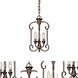 Signature 3 Light 9 inch Antique Bronze Foyer Pendant Ceiling Light