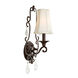 Signature 1 Light 8 inch Antique Bronze Wall Sconce Wall Light