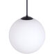 Selene 1 Light 14 inch Black Pendant Ceiling Light