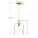 Milo 1 Light 8 inch Soft Gold Mini Pendant Ceiling Light