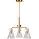 Beaker 3 Light 18.00 inch Chandelier