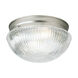 Signature 1 Light 8 inch Brushed Nickel Flush Mount Ceiling Light