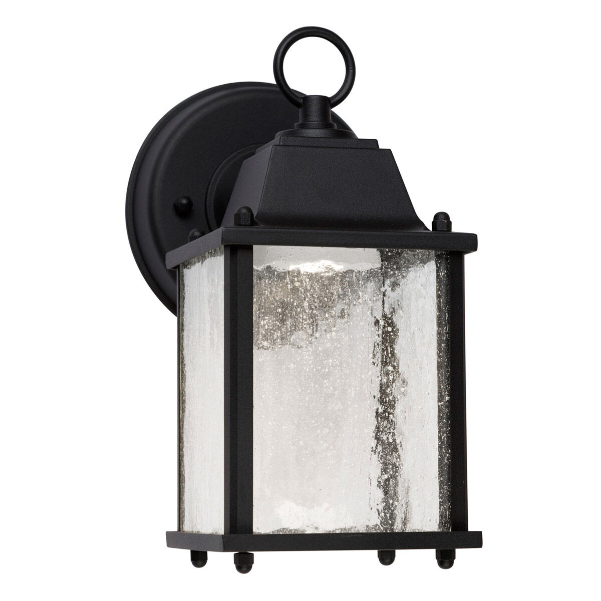 Signature LED 9 inch Black Outdoor Wall Light