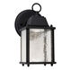 Signature LED 9 inch Black Outdoor Wall Light