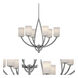 Keli 6 Light 27.25 inch Chrome Chandelier Ceiling Light