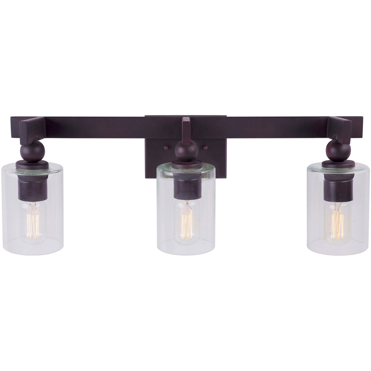 Myo 3 Light 24 inch Antique Bronze Bath & Vanity Wall Light