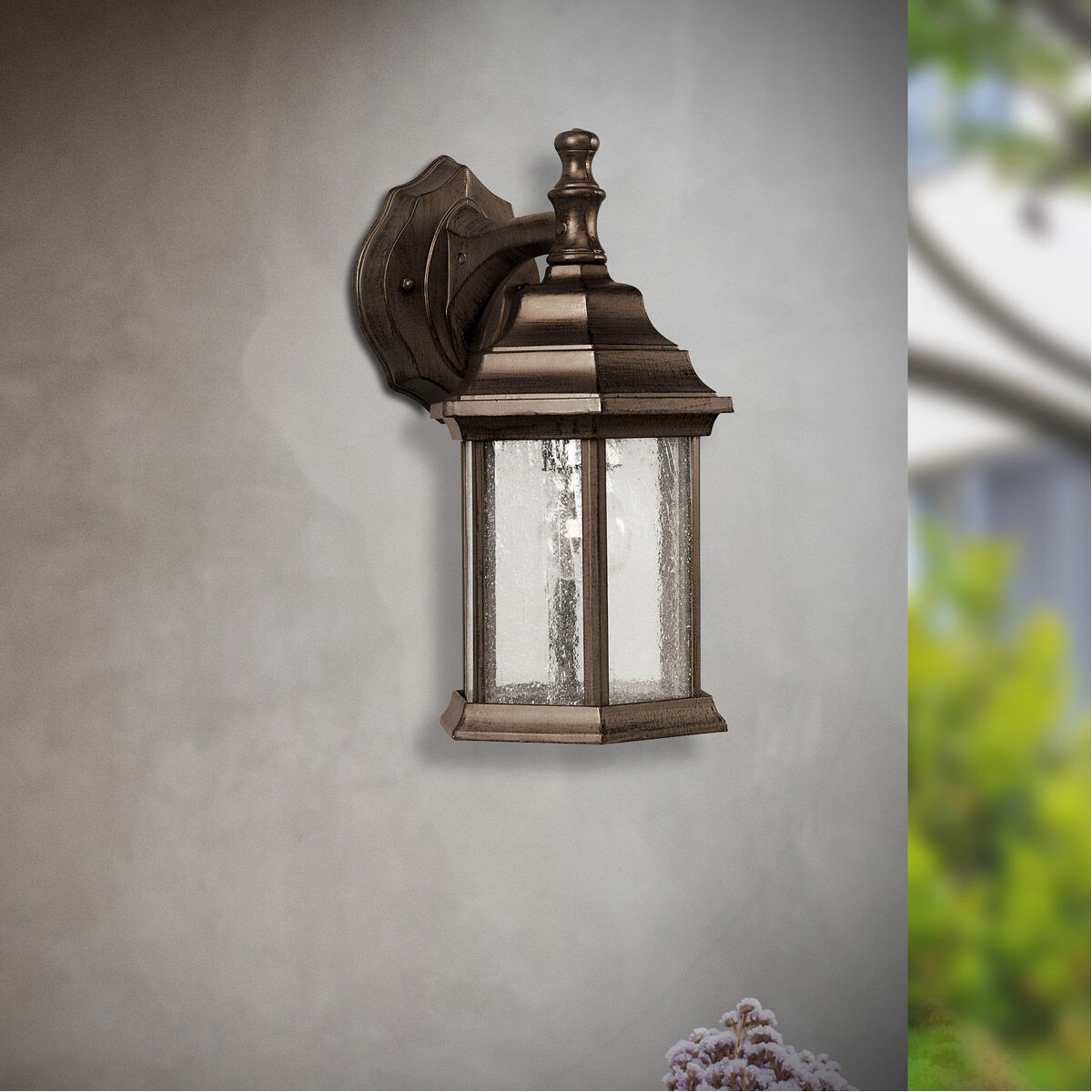 Signature 1 Light 12 inch Olde Bronze Outdoor Wall Light