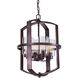 Hyde 4 Light 16 inch Antique Bronze Foyer Pendant Ceiling Light