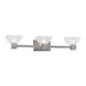 Signature 3 Light 30.5 inch Brushed Nickel Vanity Light Wall Light