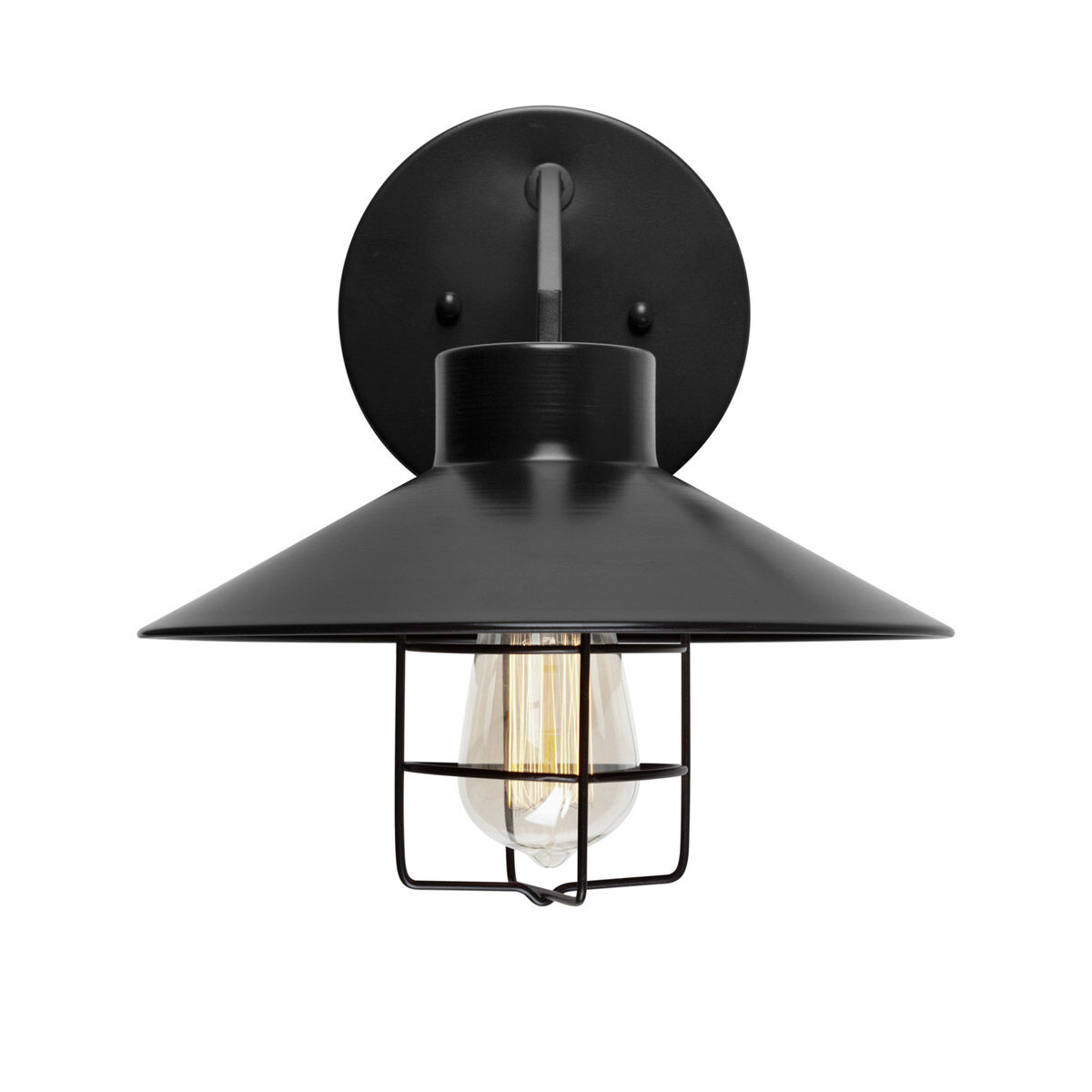 Signature 1 Light 11 inch Black Outdoor Wall Light
