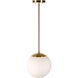 Selene 1 Light 10 inch Soft Gold Pendant Ceiling Light