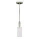 Signature 1 Light 5 inch Brushed Nickel Mini Pendant Ceiling Light