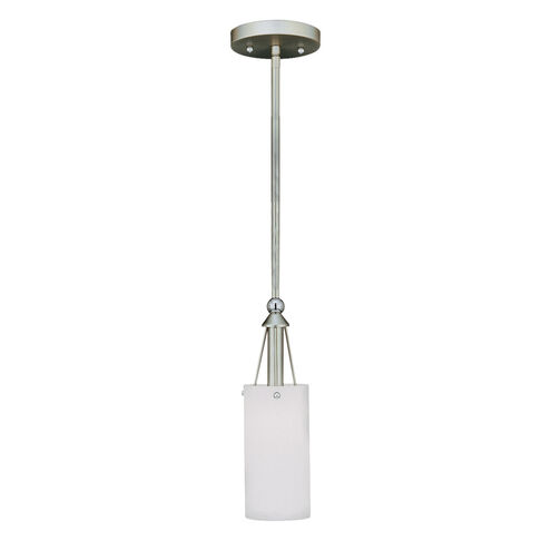 Signature 1 Light 5 inch Brushed Nickel Mini Pendant Ceiling Light