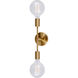 Baton 2 Light 4.75 inch Wall Sconce