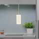 Signature 1 Light 5 inch Brushed Nickel Mini Pendant Ceiling Light
