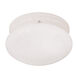 Signature 1 Light 7.5 inch White Flush Mount Ceiling Light