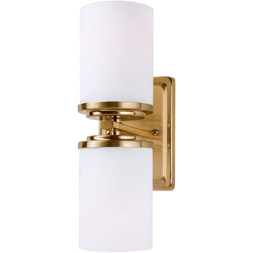 Duo 2 Light 5 inch Soft Gold Wall Sconce Wall Light