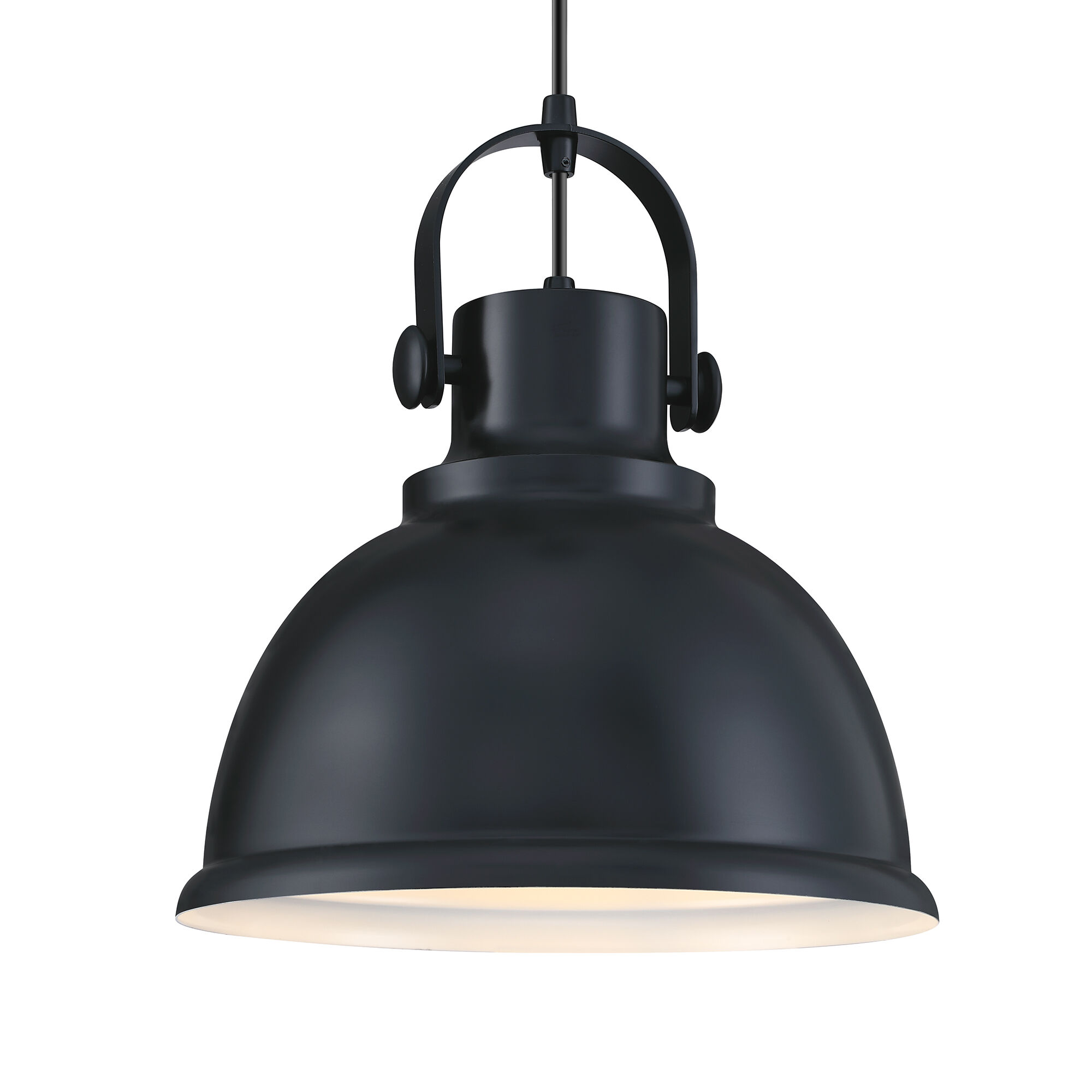 Harmon 1 Light 12 inch Black Pendant Ceiling Light