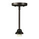Signature 1 Light 5 inch Antique Bronze Mini Pendant Ceiling Light