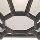 Signature 1 Light 11.5 inch Painted Rust Outdoor Flush Mount