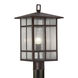 Signature 1 Light 18 inch Antique Bronze Outdoor Post Light