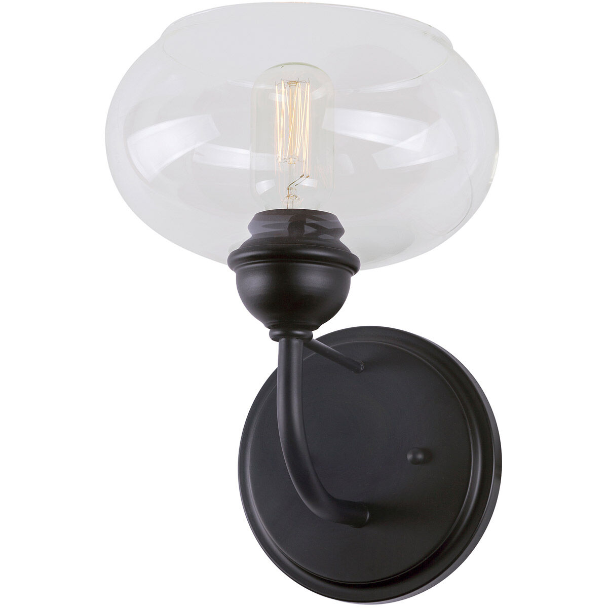 Cameron 1 Light 5 inch Black Wall Sconce Wall Light