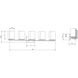 Ella 5 Light 38 inch Chrome Vanity Light Wall Light