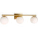 Farrell 3 Light 30 inch Soft Gold Vanity Light Wall Light 