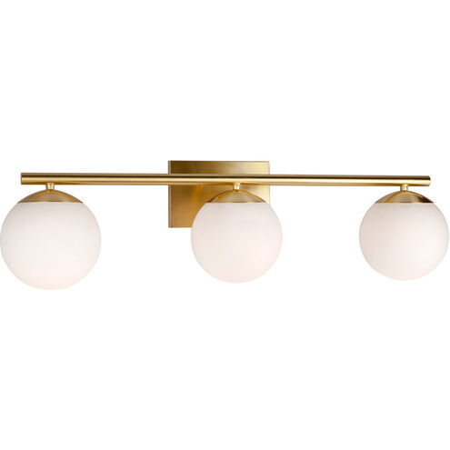 Farrell 3 Light 30 inch Soft Gold Vanity Light Wall Light