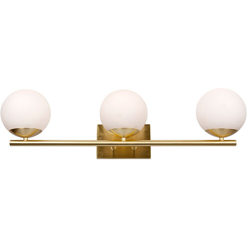 Farrell 3 Light 30 inch Soft Gold Vanity Light Wall Light